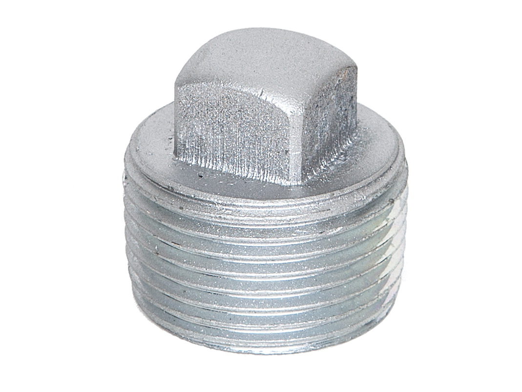 4kt. Stopfen EN 10241 R 1 1/2", Stahl ** verzinkt **