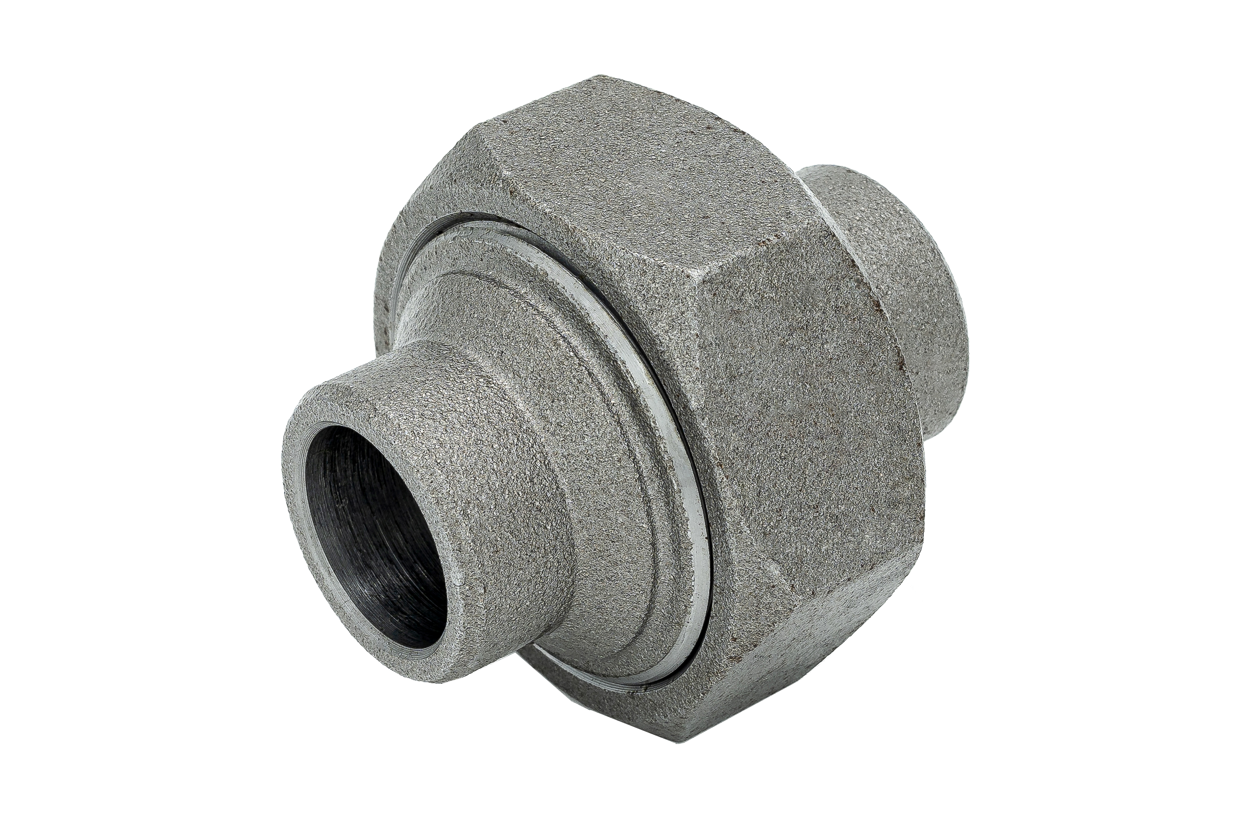 Verschraubung SExSE EN 10241 DN 32/ 42,4 mm, konisch dichtend, Stahl ** schwarz **