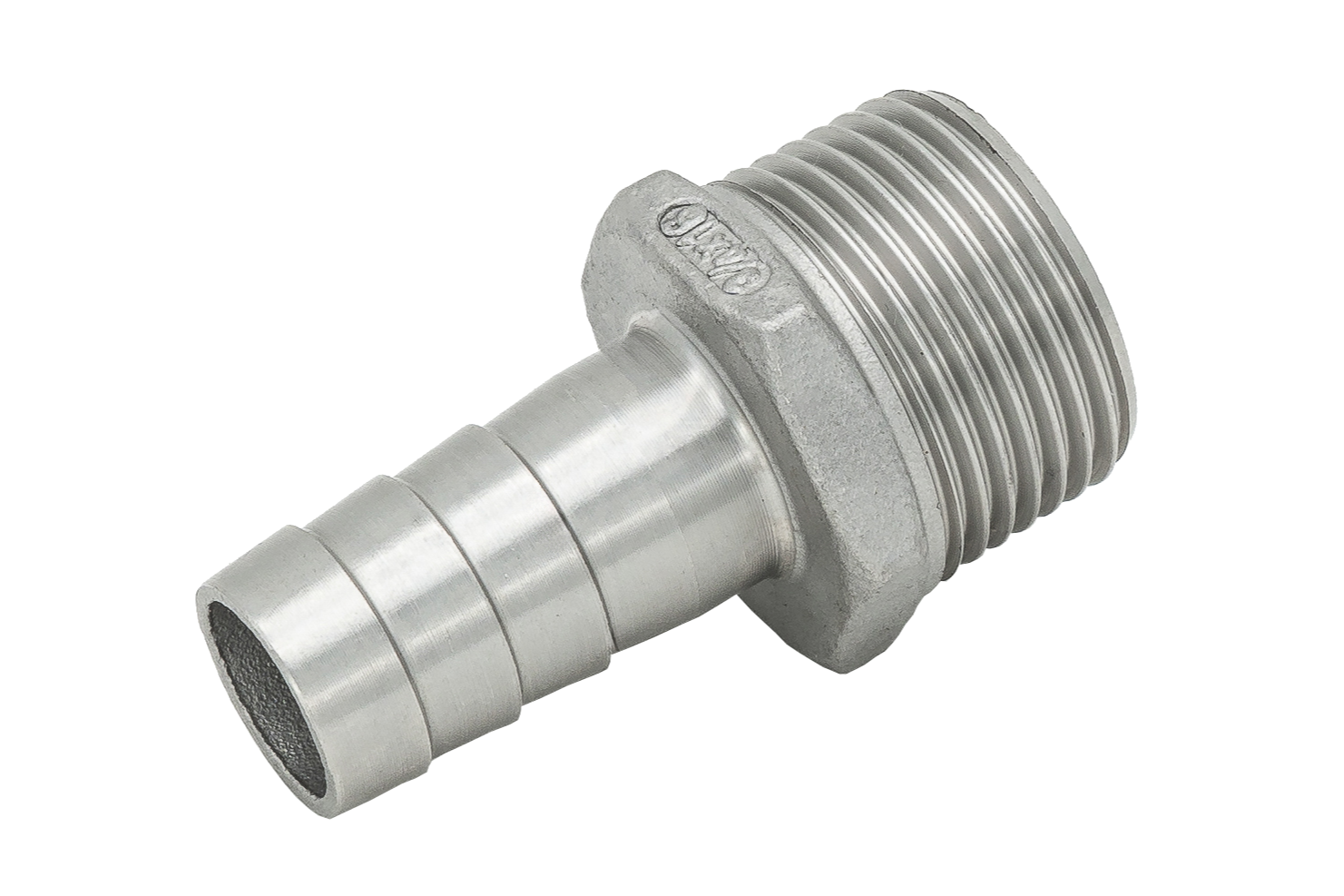 Schlauchtülle AG 1.4408 1" NPT x 25 mm l.W.