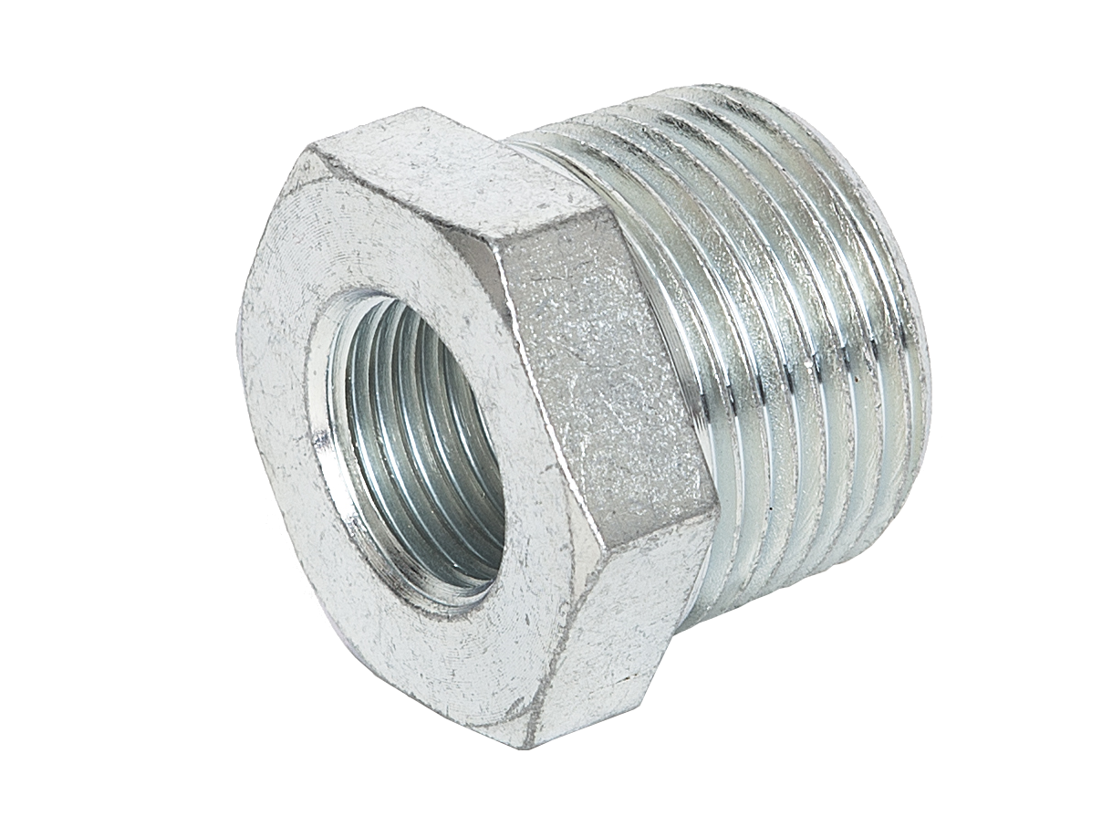 6kt. Reduzierstück EN 10241 R 1/2" x 3/8", Stahl ** verzinkt **