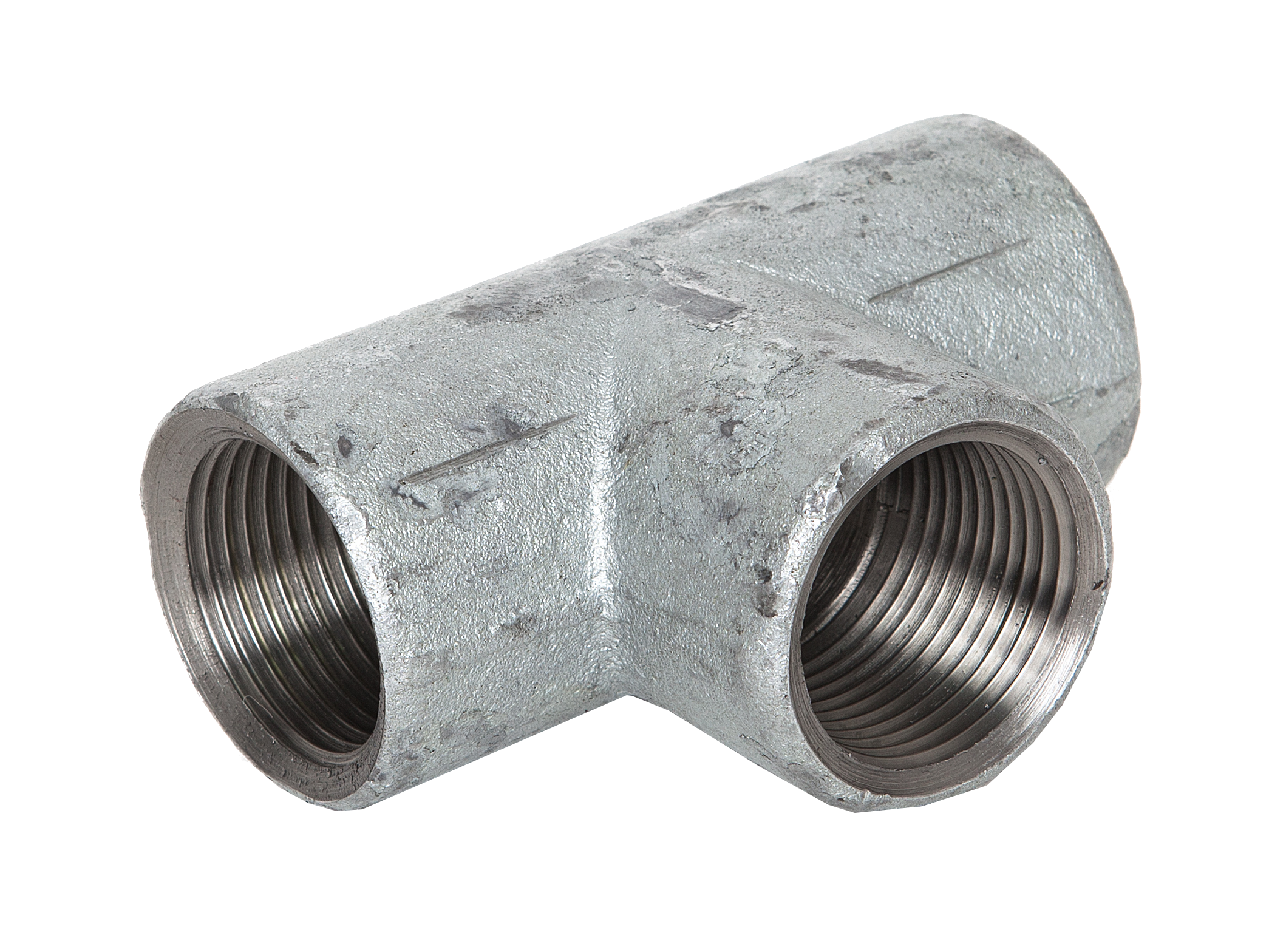 T-Stück EN10241 Rp 1 1/2", Stahl ** verzinkt **