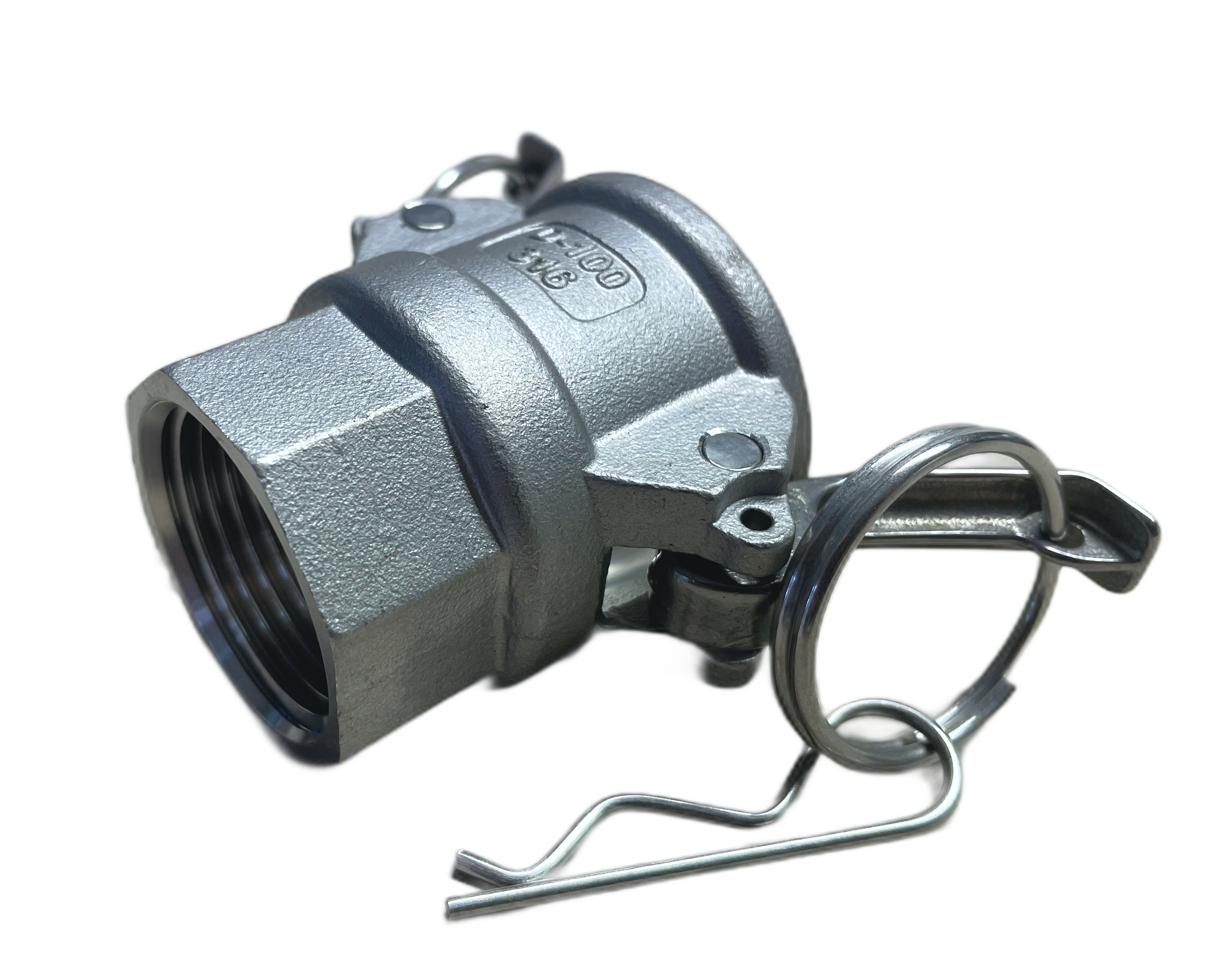 Kamlok Mutterteil mit Innengewinde Typ D G 3/4", 1.4408